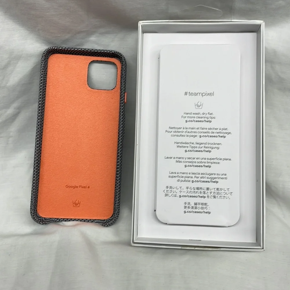 NEW!!! Google pixel 4 fabric sorta-Smokey phone case